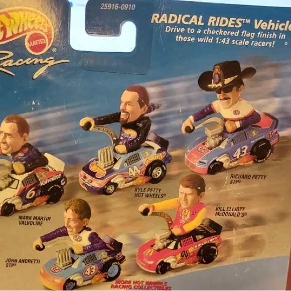 Hot Wheels Radical Rides Jeff Burton #99 Exide Diecast NASCAR 1999 NIP - Picture 3 of 5